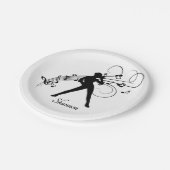 Assiettes En Carton Danse moderne (Angle)