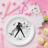 Assiettes En Carton Danse moderne Anniversaire (Fête)