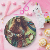 ASSIETTES EN CARTON DANSER GYPSI (Fête)