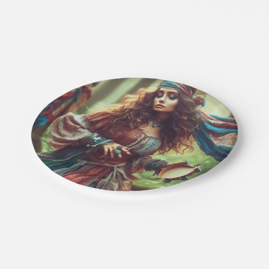 ASSIETTES EN CARTON DANSER GYPSI (Angle)