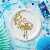 Assiettes En Carton Danseur de Ballerina (Fête)