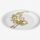 Assiettes En Carton Danseur de Ballerina (Angle)