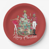 Assiettes En Carton Danseur de ballet de cétacés afro-américains Chris (Devant)