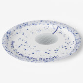 Assiettes En Carton Danseur de boule Disco (Angle)