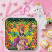 Assiettes En Carton Danseur du carnaval de Rio (Fête)