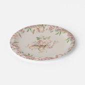 Assiettes En Carton Danseur Floral Ballet Anniversaire (Angle)