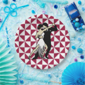 Assiettes En Carton Danseurs de tango (Fête)