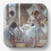 Assiettes En Carton Danseurs Edgar Degas Plaques en papier (Recto)