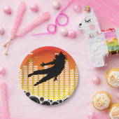 Assiettes En Carton Danseurs Et Intervenants (Fête)