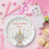 Assiettes En Carton Dapper Kitty fête d'anniversaire (Fête)