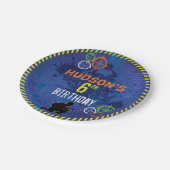 Assiettes En Carton Dart Anniversaire Fête Blaster Wales Nourriture (Angle)