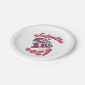 Assiettes En Carton Darts est ma Saint Valentin 2021 (Angle)