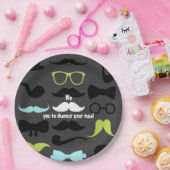 Assiettes En Carton Dashing Little Man Mustache Party (Fête)