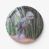 Assiettes En Carton Daspletosaur - Dinosaur Plaques de papier d'annive (Devant)