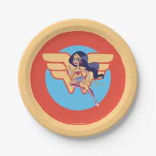 Assiettes En Carton DC Super Hero Girls Wonder Woman