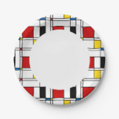 Assiettes En Carton De Stijl Motif (Devant)