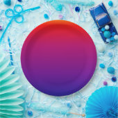 Assiettes En Carton Début du coucher du soleil (Fête)