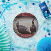 Assiettes En Carton Déchets Sauvages Plaque Papier Thanksgiving (Fête)