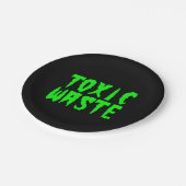 ASSIETTES EN CARTON DÉCHETS TOXIQUES (Angle)