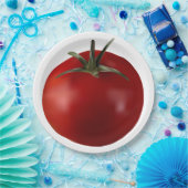 Assiettes En Carton Déchirer les plaques de papier tomate (Fête)