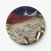 Assiettes En Carton Déclaration d'indépendance (Devant)