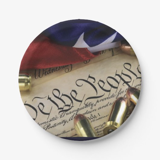 Assiettes En Carton Déclaration d'indépendance (Devant)