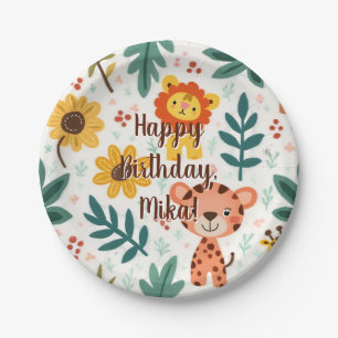 Assiettes En Carton déco d'anniversaire pour enfants