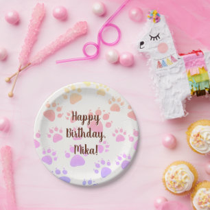 Assiettes En Carton déco d'anniversaire pour enfants
