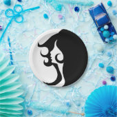 Assiettes En Carton Deco mod woman (Fête)