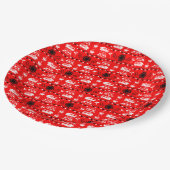 Assiettes En Carton Décor camping Caravan (Angle)