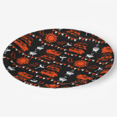 Assiettes En Carton Décor camping Caravan (Angle)