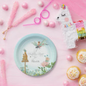 Assiettes En Carton Décor de fête d'anniversaire Petite fille Fairy Ga (Fête)