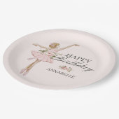 Assiettes En Carton Décor de fête des Plaques d'anniversaire de Little (Angle)