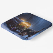 Assiettes En Carton Décor de Noël Kelpie Snowy Sleigh (Angulaire)