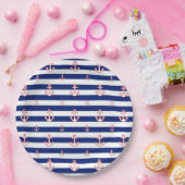 Assiettes En Carton Décor De Style Nautique (Fête)