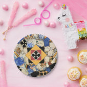 Assiettes En Carton Décor en mosaïque (Fête)