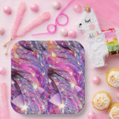 Assiettes En Carton Décor Festif Plate À Motifs Festive Plat Delights  (Fête)