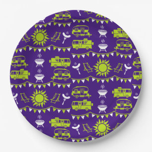 Assiettes En Carton Décoration de camping-caravane