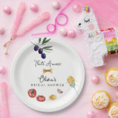 Assiettes En Carton Décoration de mariage italien That's Amore (Fête)