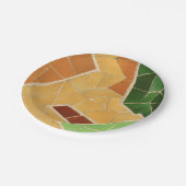 Assiettes En Carton Décoration en mosaïques (Angle)
