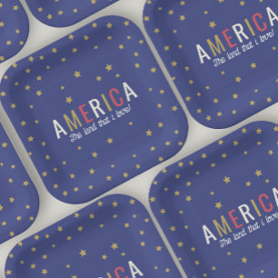 Assiettes En Carton Décorations de la Marine américaine pour le 4 juil