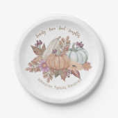 Assiettes En Carton Décorations de table Thanksgiving et (Devant)