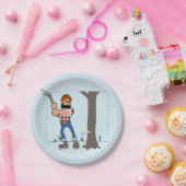 Assiettes En Carton Découpe d'arbre des plaques de papier (Fête)