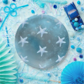 Assiettes En Carton Deep Blue Sea Wedding  (Fête)