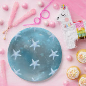 Assiettes En Carton Deep Blue Sea Wedding  (Fête)