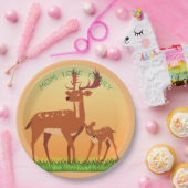 Assiettes En Carton Deer Love (Fête)