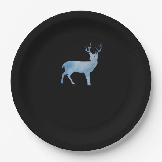 Assiettes En Carton Deer Modern Artistic Design  (Devant)