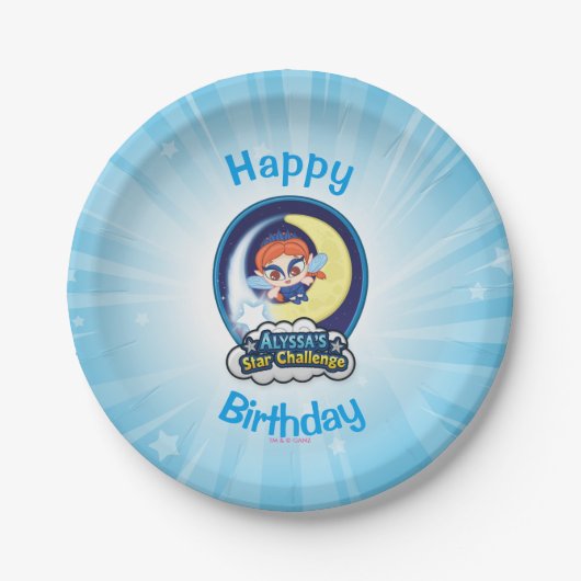 Assiettes En Carton Défi de l'étoile d'Alyssa (Devant)