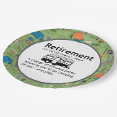 Assiettes En Carton Définition de la retraite du camping (Angle)