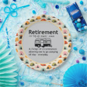 Assiettes En Carton Définition de la retraite du camping (Fête)